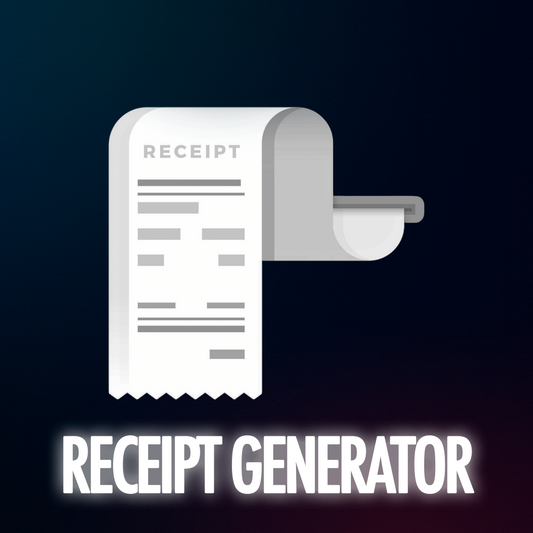 RECEIPT GENERATOR 🧾